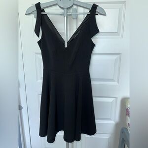 Lulu’s Let Me Count the Ways Black Sleeveless Skater Dress